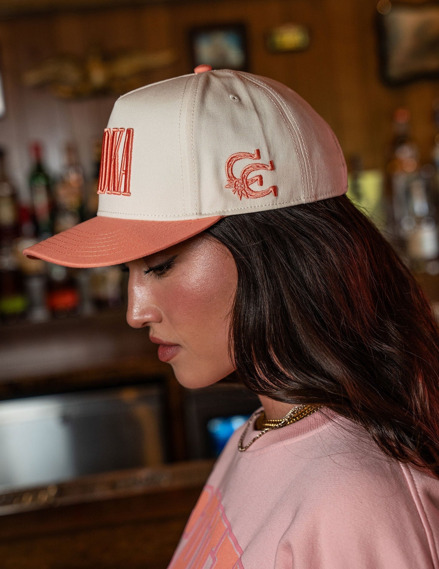 Cowboys + Cocktails Top Shelf Vodka Trucker Hat - BASEBALL
