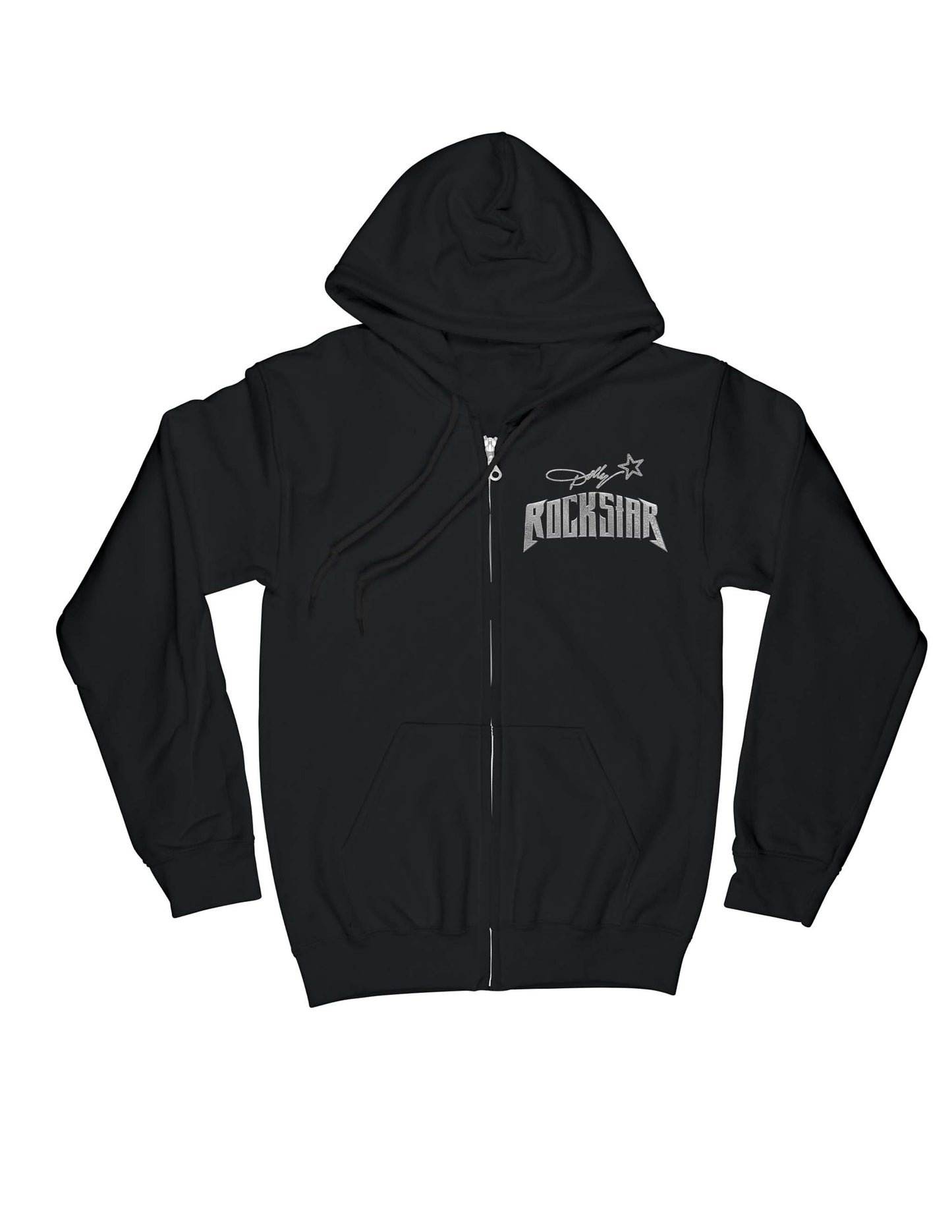 Dolly Parton Zip Rockstar Hoodie - FLEECE