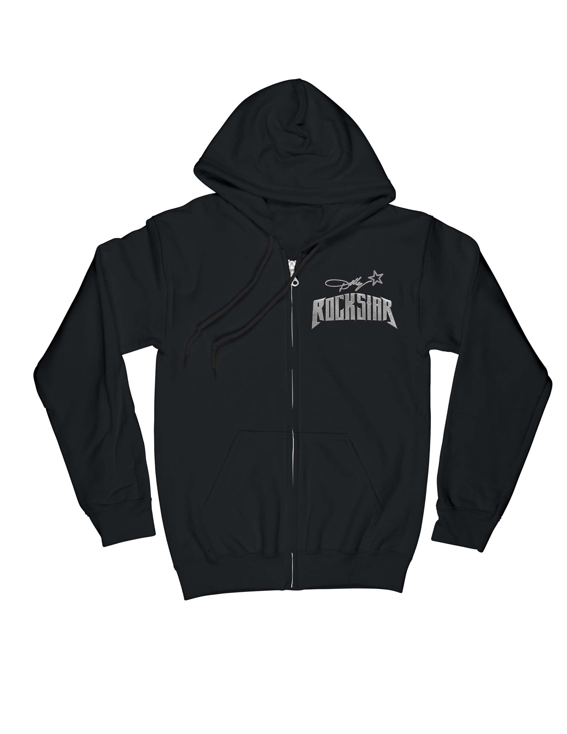 Dolly Parton Zip Rockstar Hoodie - FLEECE