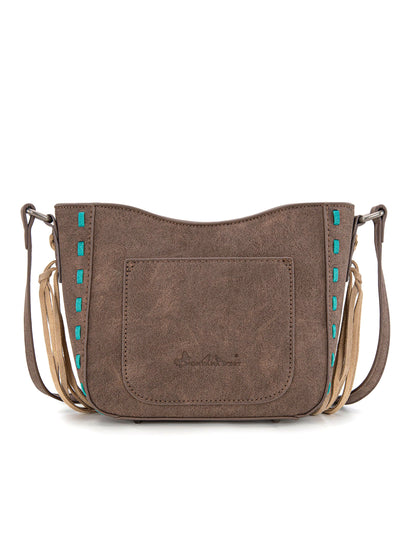 Floral Embroidered Crossbody - HANDBAGS