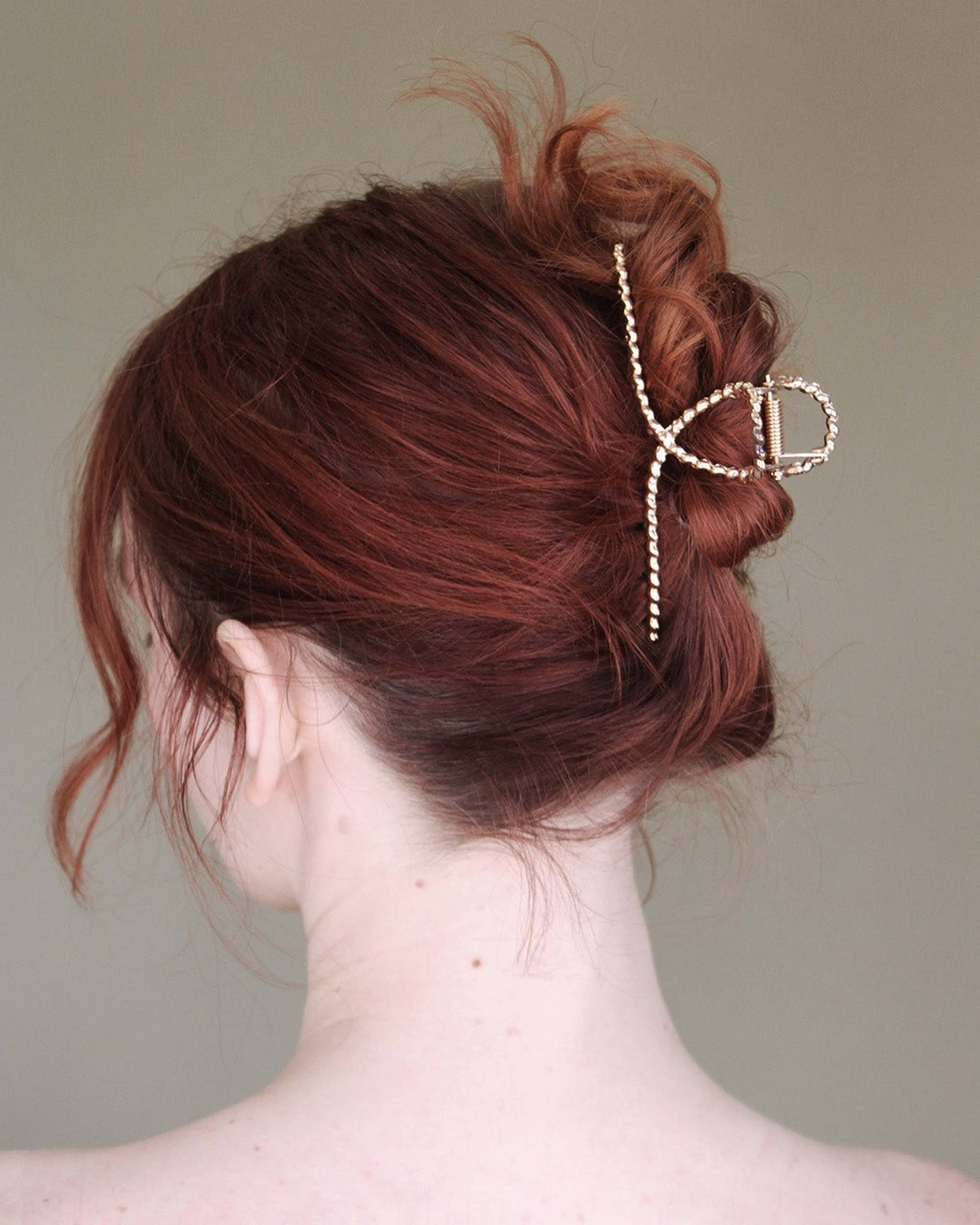 Gold Rope Lasso Claw Clip - HEAD ACCESSORIES