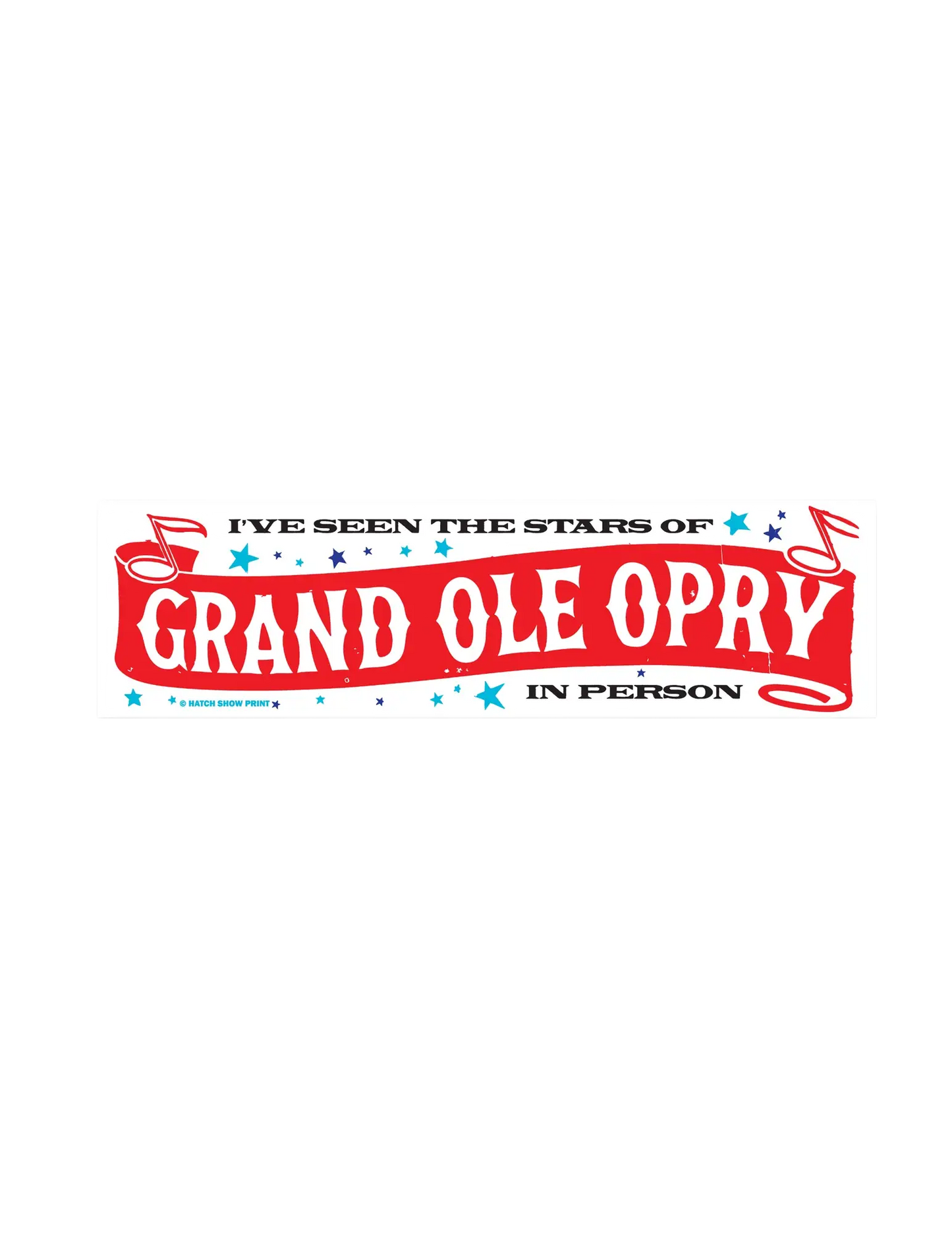 Grand Ole Opry x Hatch Seeing Stars Bumper Sticker - STICKERS/DECALS
