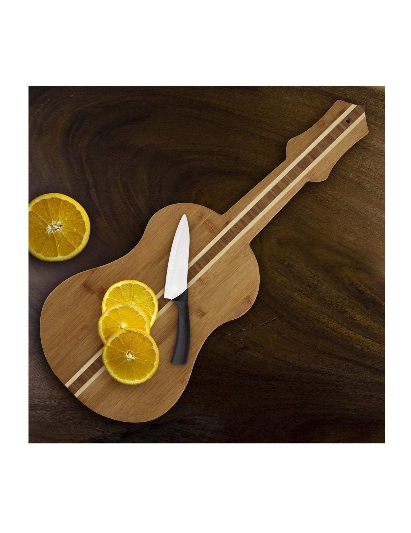 Guitar Bamboo Cutting Board - KITCHEN