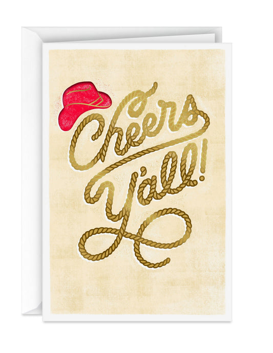 Hallmark x Opry Cheers Y’All Christmas Card - NOTECARDS