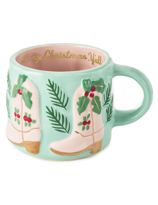 Hallmark x Opry Christmas Cowgirl Mug - MUGS
