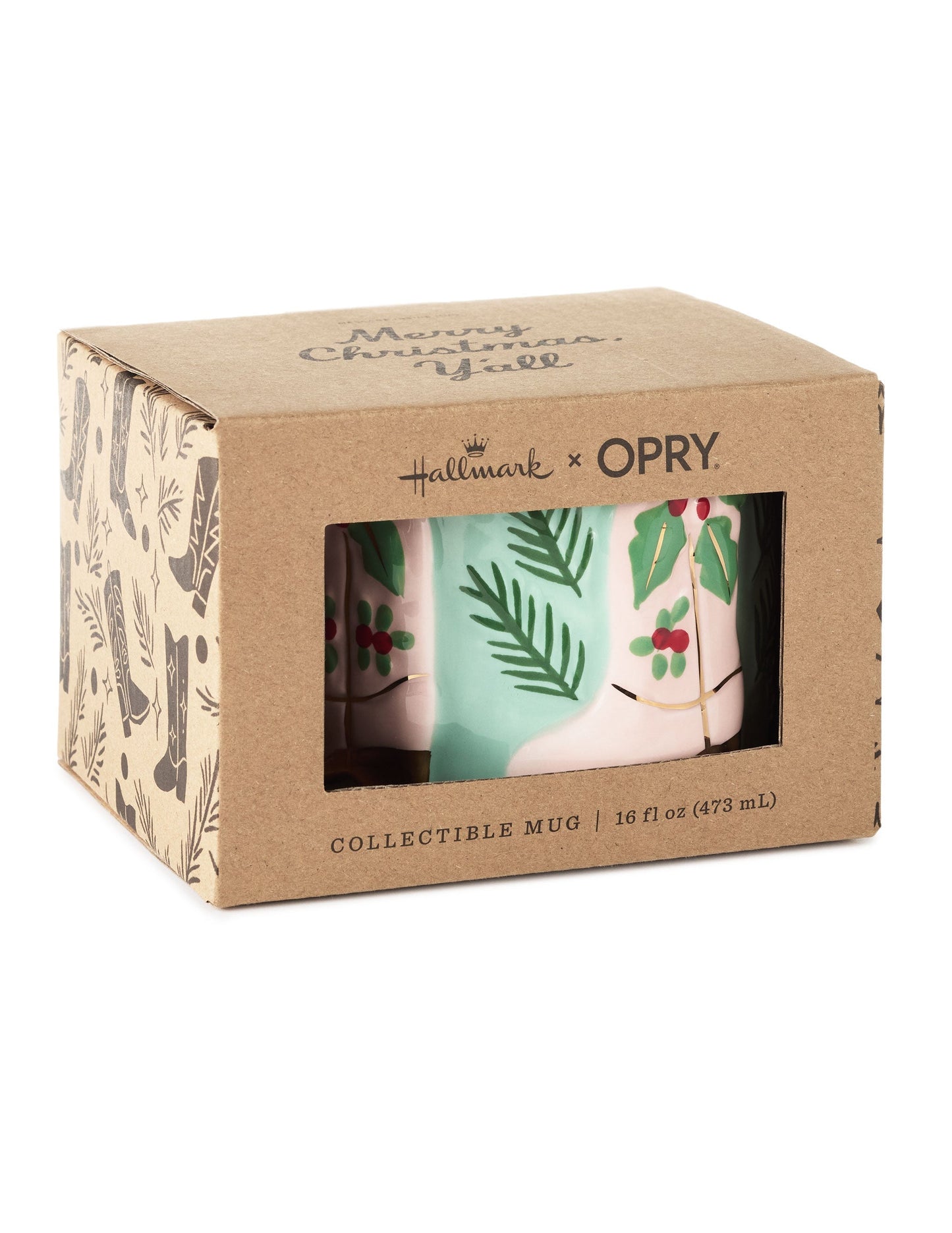 Hallmark x Opry Christmas Cowgirl Mug - MUGS