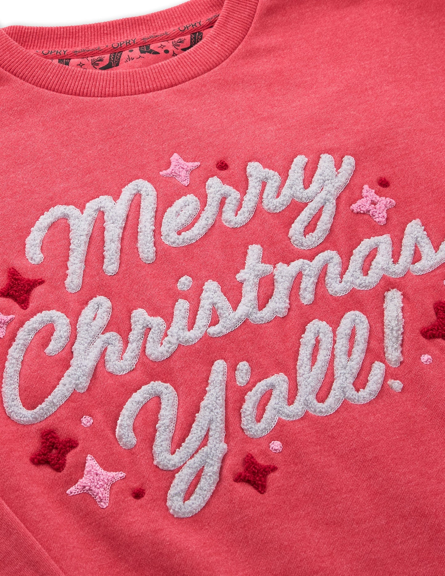 Hallmark x Opry Merry Christmas Y’All Fleece - CREW SWEATSHIRTS