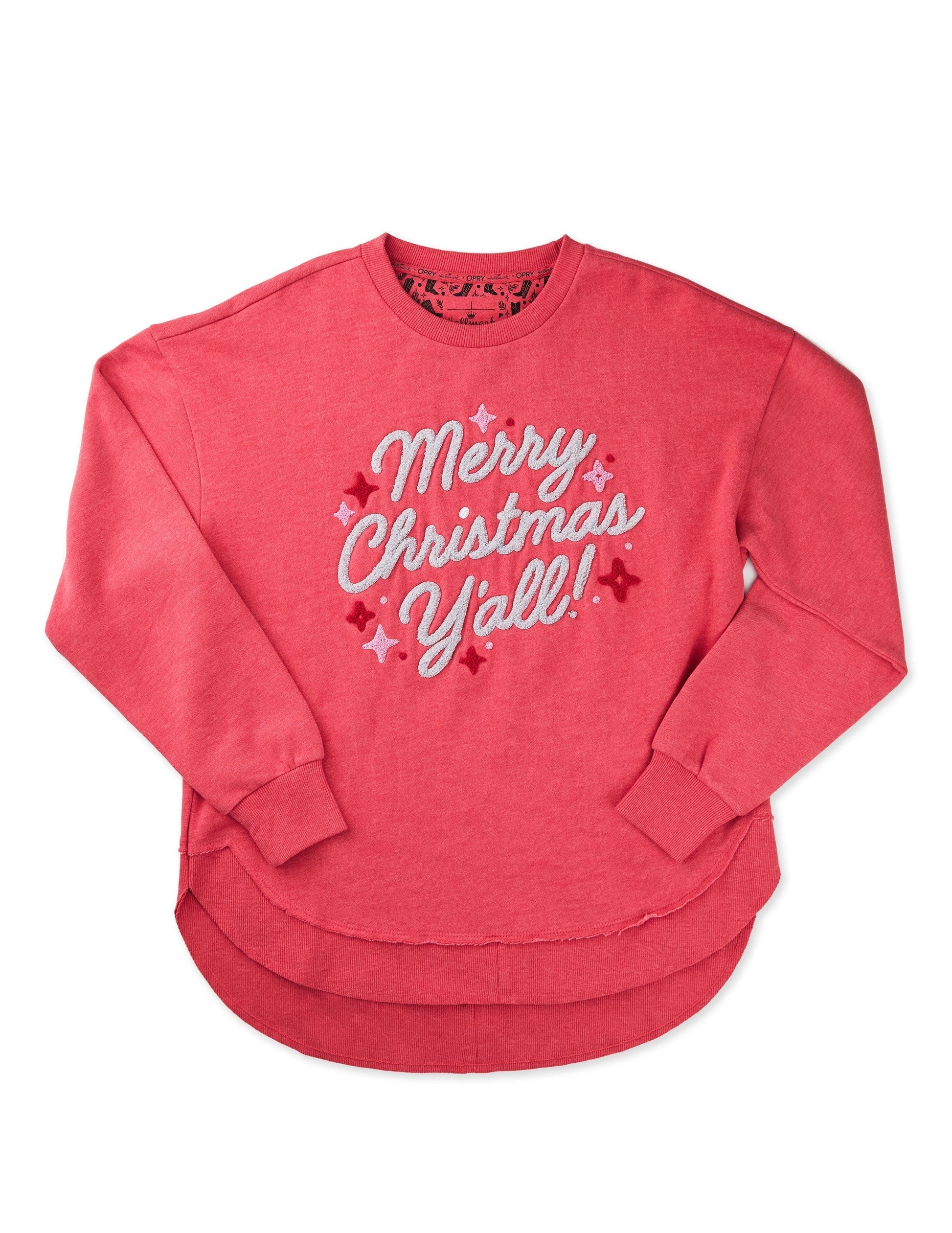 Hallmark x Opry Merry Christmas Y’All Fleece - CREW SWEATSHIRTS