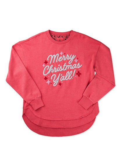 Hallmark x Opry Merry Christmas Y’All Fleece - CREW SWEATSHIRTS