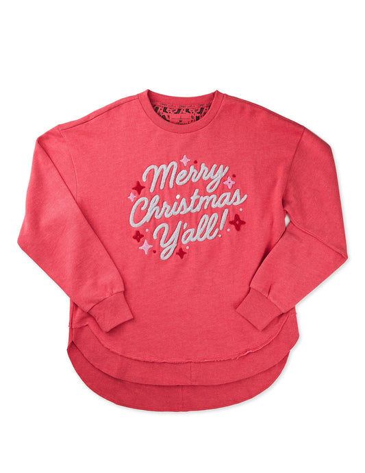 Hallmark x Opry Merry Christmas Y’All Fleece - CREW SWEATSHIRTS