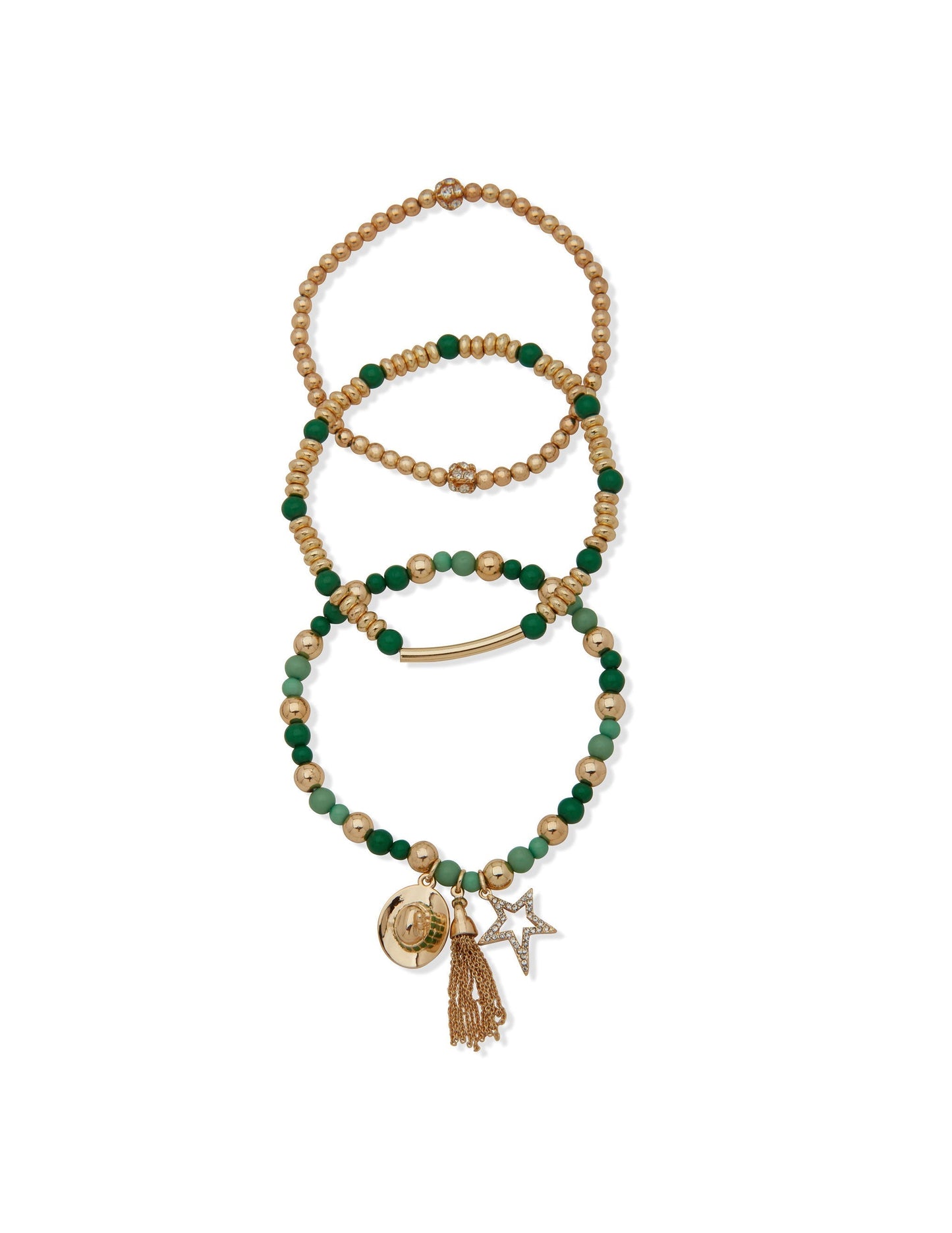 Hallmark x Opry Set of 3 Beaded Star Charm Bracelets - BRACELETS