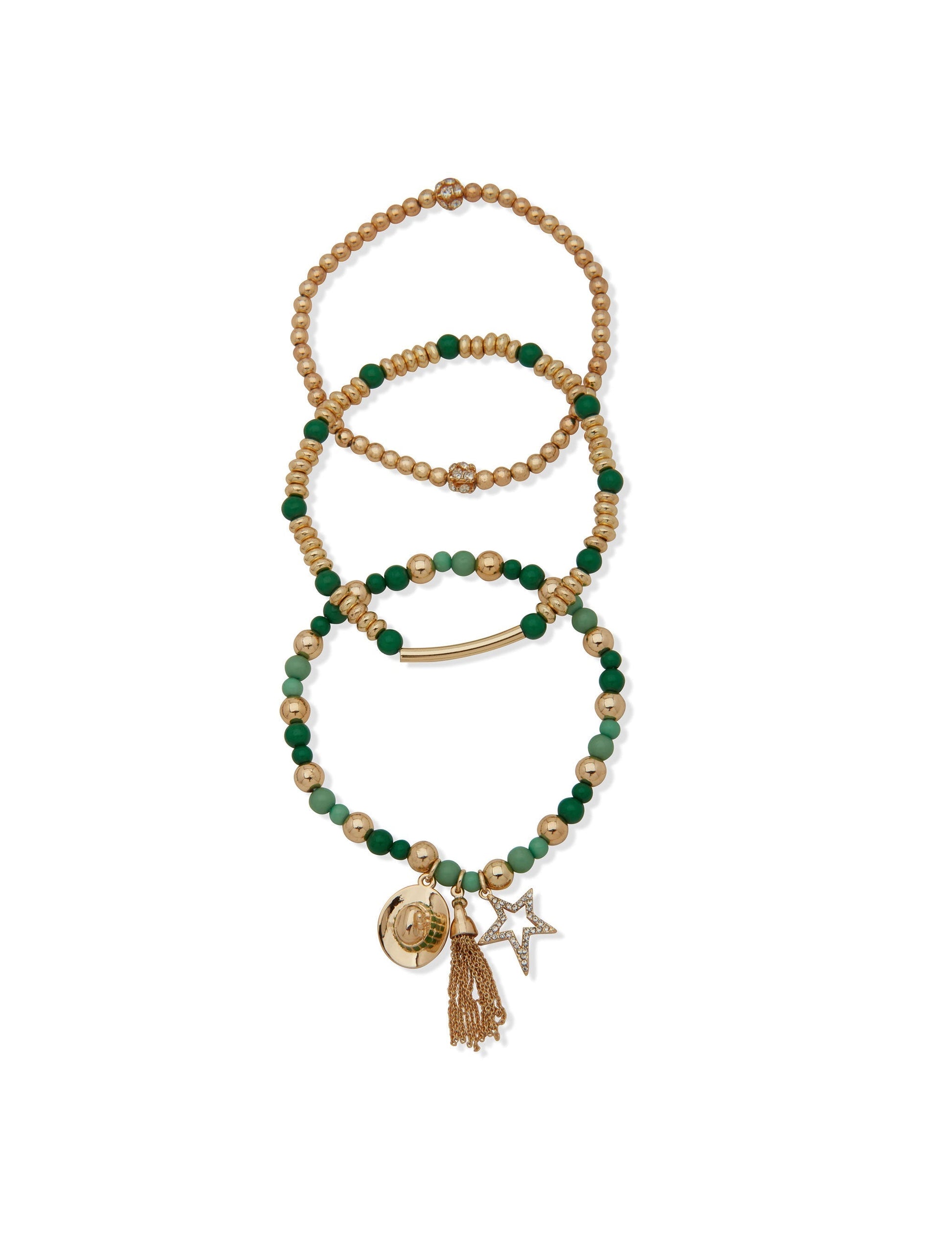 Hallmark x Opry Set of 3 Beaded Star Charm Bracelets - BRACELETS