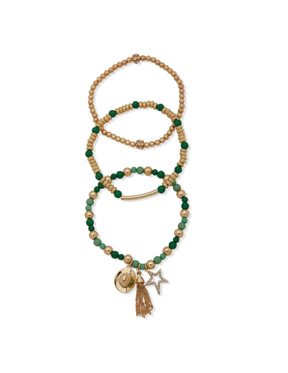 Hallmark x Opry Set of 3 Beaded Star Charm Bracelets - BRACELETS