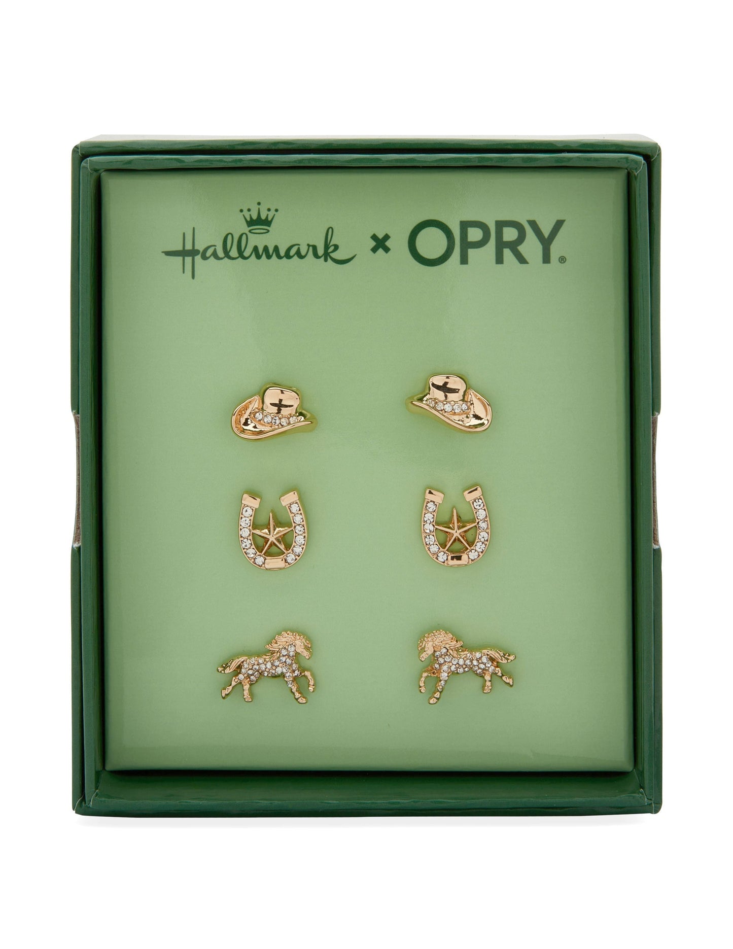 Hallmark x Opry Set of 3 Stud Earring Set - EARRINGS