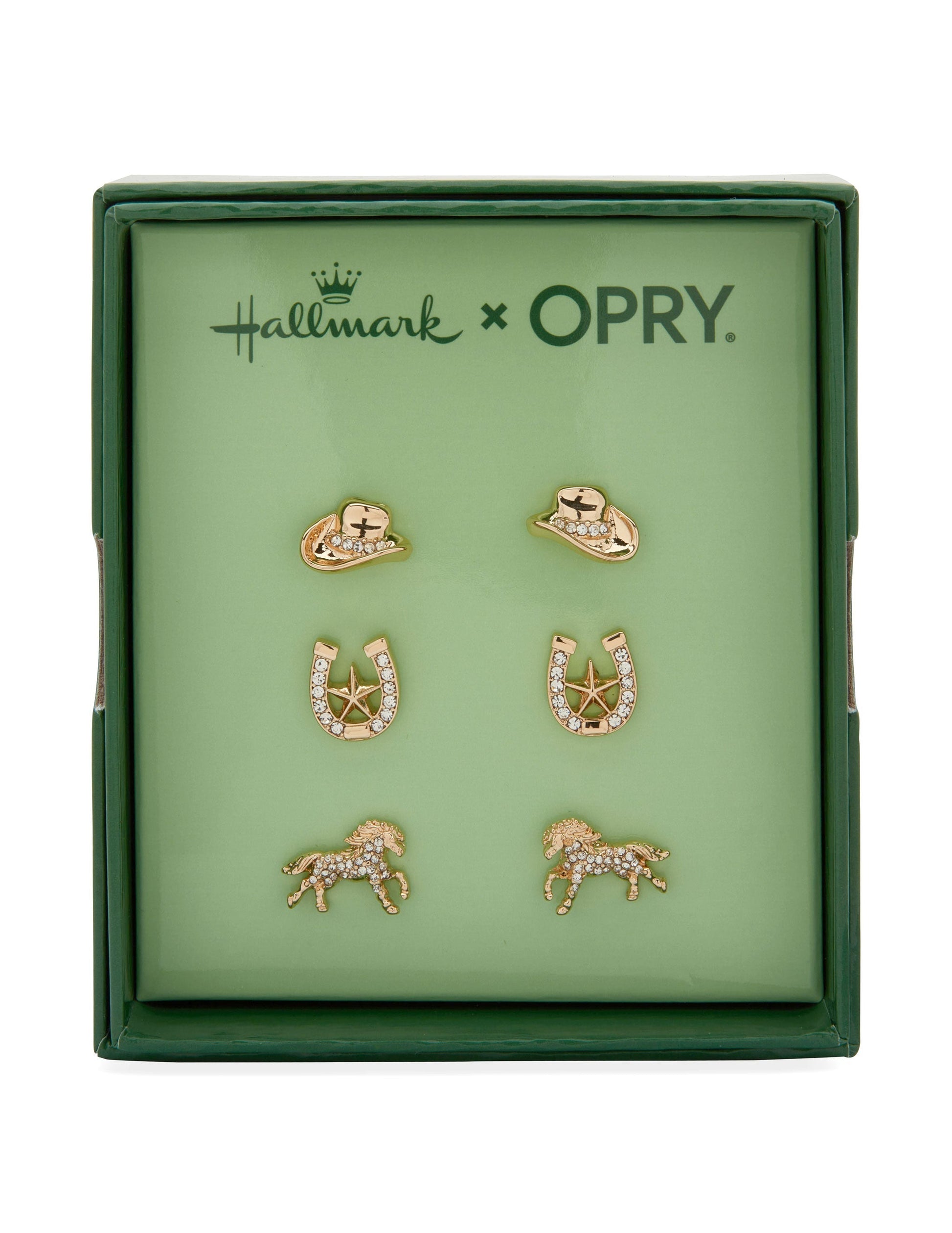 Hallmark x Opry Set of 3 Stud Earring Set - EARRINGS