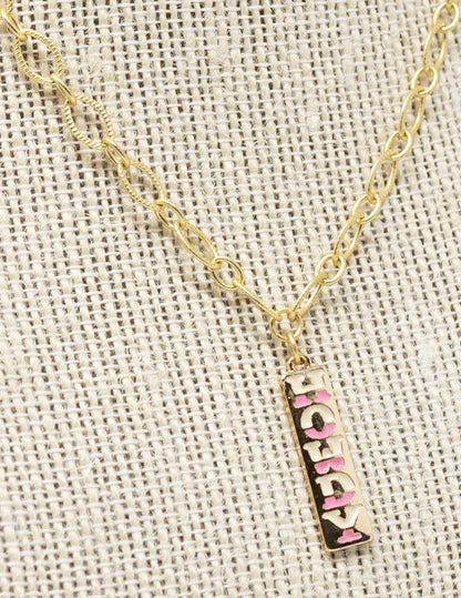 Howdy Bar Necklace - JEWELRY