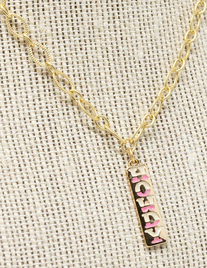 Howdy Bar Necklace - JEWELRY