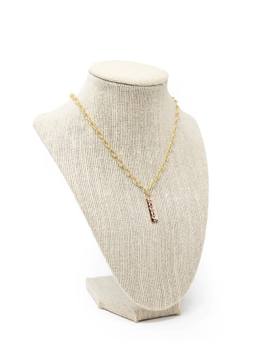 Howdy Bar Necklace - JEWELRY