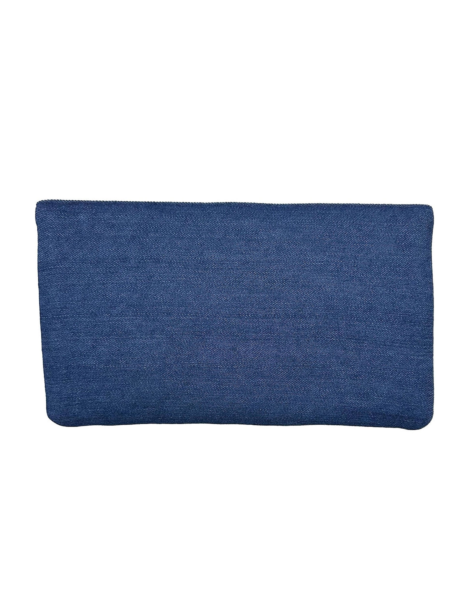 Howdy Denim Beaded Clutch HANDBAGS