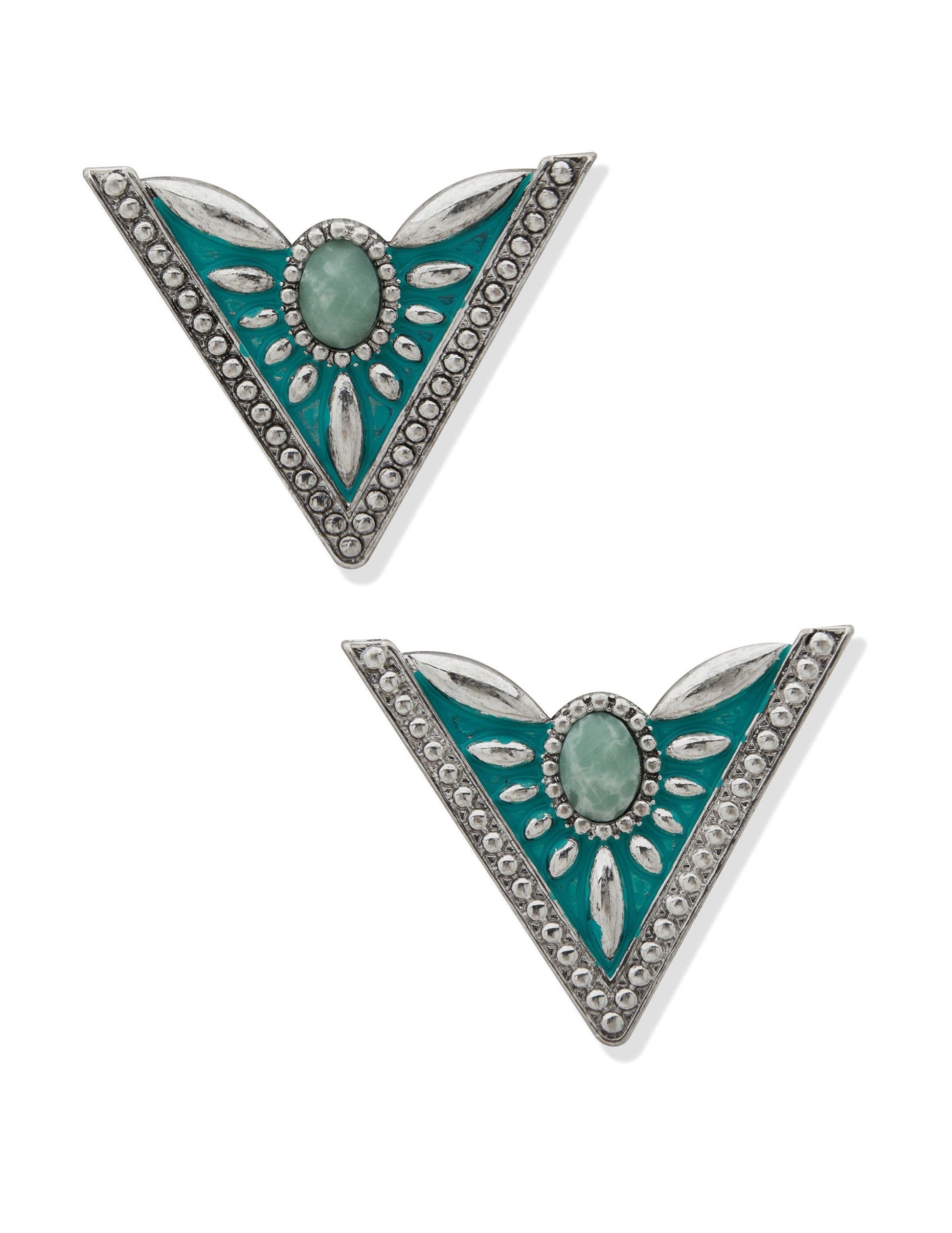 Lainey Wilson Blue Moonshine Stone Collar Clip Turquoise - JEWELRY