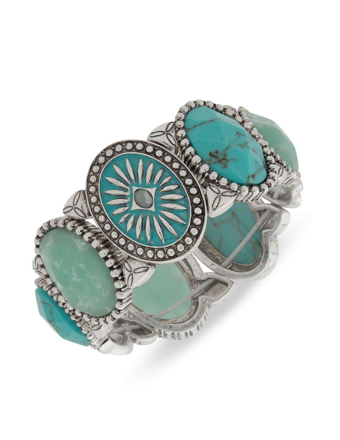 Lainey Wilson Blue Moonshine Stretch Stone Bracelet - JEWELRY