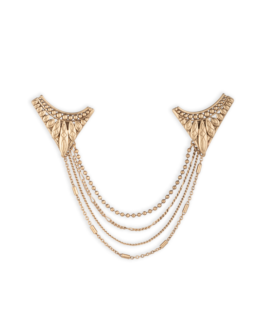 Lainey Wilson Chain Collar Clip Gold - COLLAR CLIP