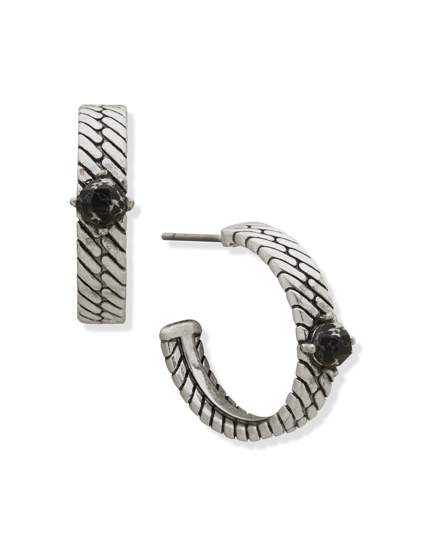 Lainey Wilson Hoop Earrings 22MM - SILVER - EARRINGS