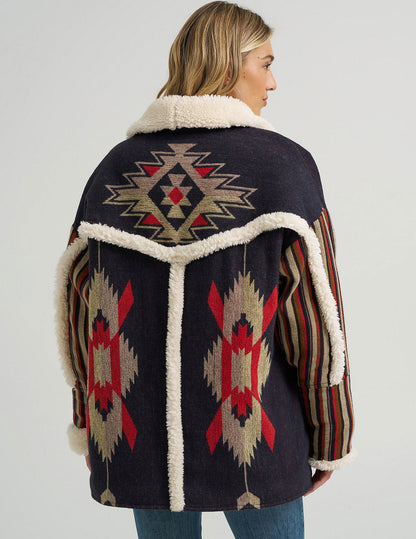 Lainey Wilson X Wrangler Womens Jacquard Coat - OUTERWEAR