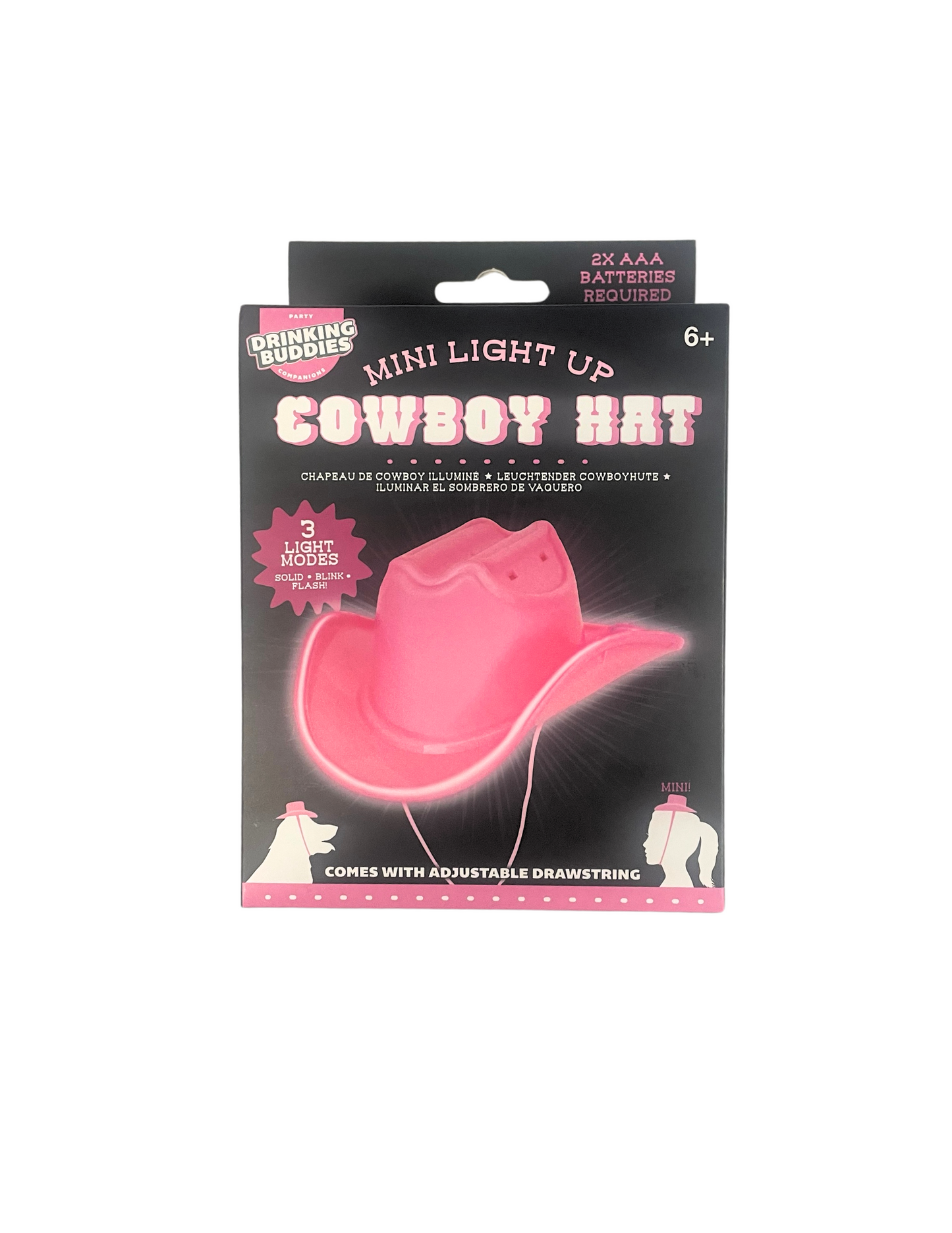 Mini Light Up Cowboy Hat - HEAD ACCESSORIES