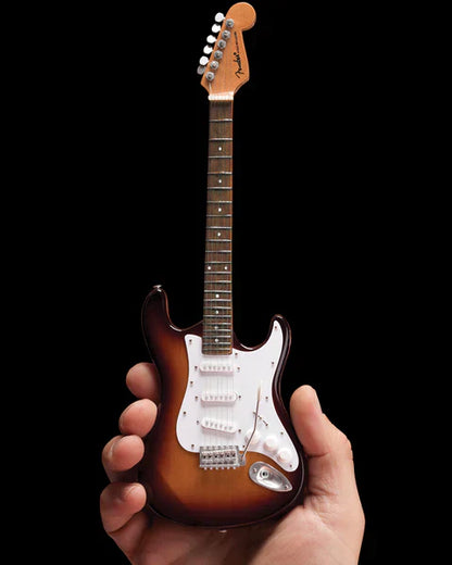 Miniature Fender™ Strat™ Classic Sunburst Model Guitar - SOUVENIRS