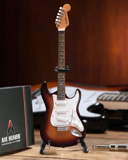 Miniature Fender™ Strat™ Classic Sunburst Model Guitar - SOUVENIRS