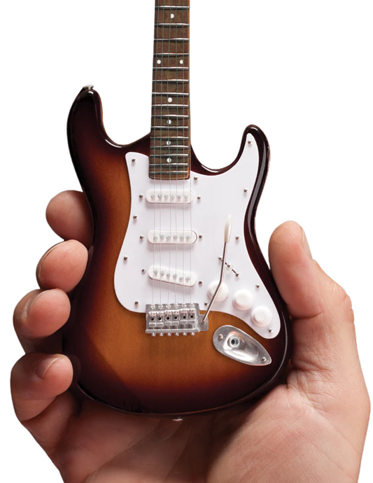Miniature Fender™ Strat™ Classic Sunburst Model Guitar - SOUVENIRS