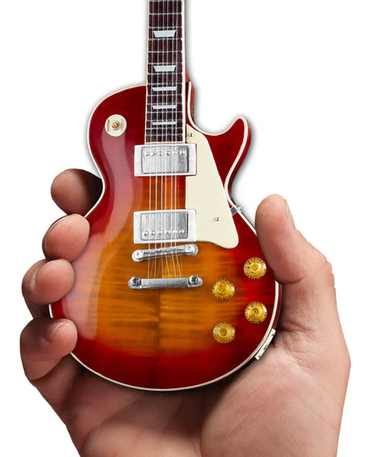 Miniature Gibson 1959 Les Paul Cherry Sunburst Model Guitar - SOUVENIRS