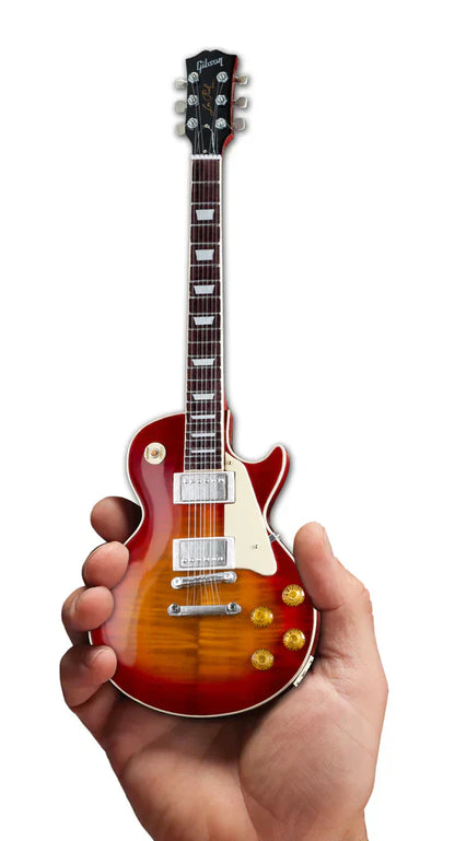 Miniature Gibson 1959 Les Paul Cherry Sunburst Model Guitar - SOUVENIRS