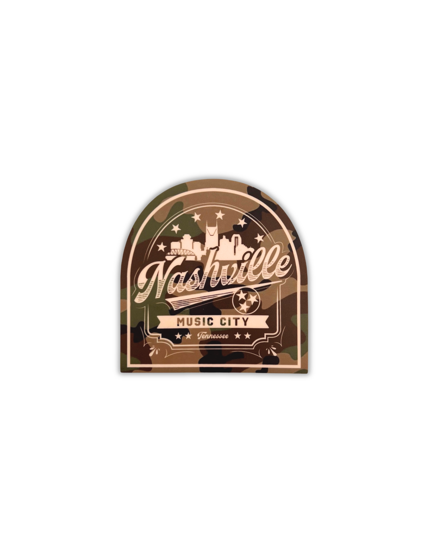 Music City Camo Camo Decal - SOUVENIRS