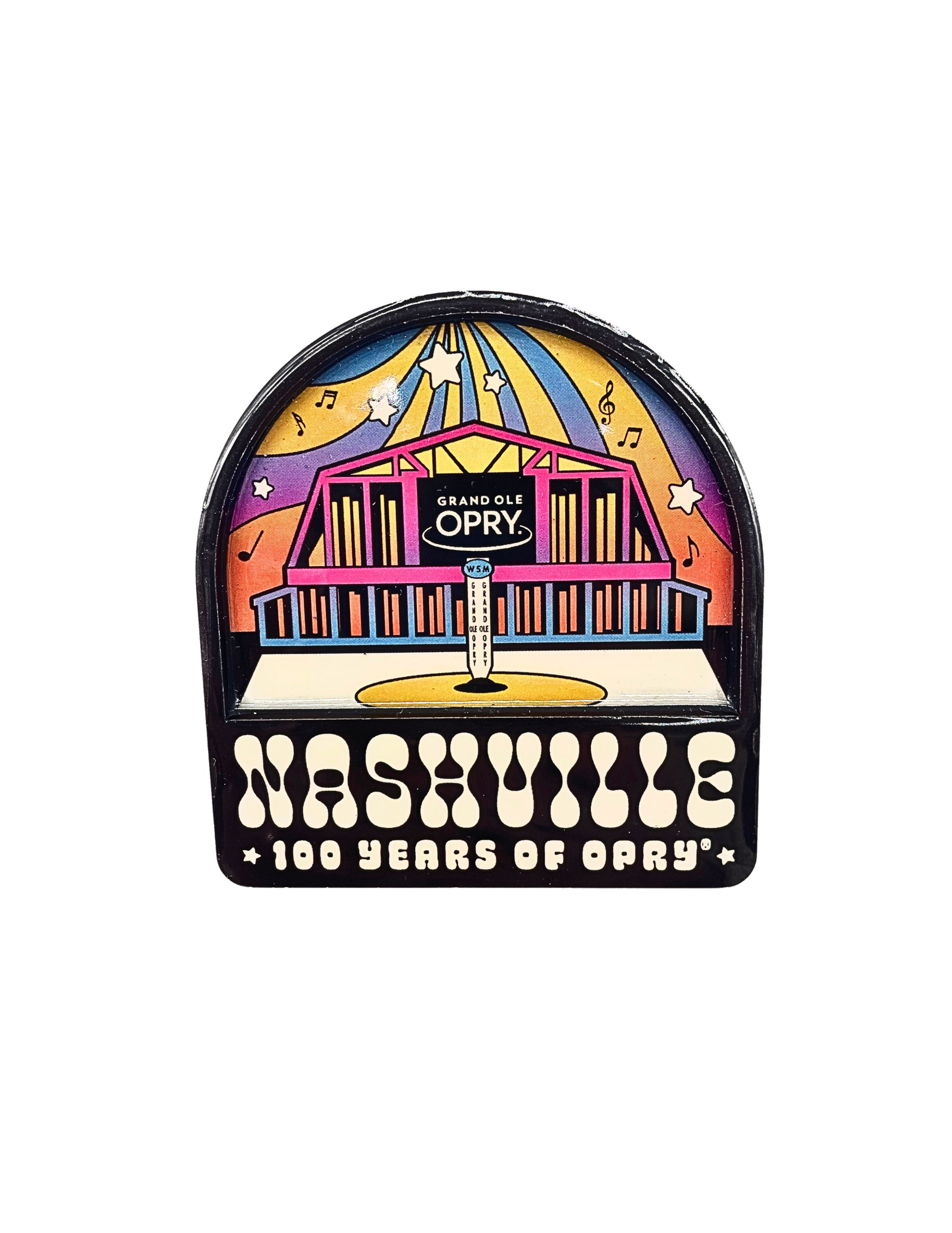 Nashville 100 Years of Opry Groovy Magnet - MAGNETS