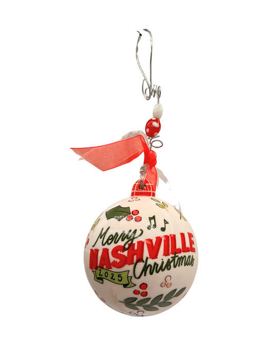 Nashville 2025 Christmas Ornament - ORNAMENTS