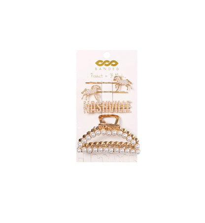 Nashville Bling Hair Clip 4 Pack by Banded - HEAD ACCESSORIES