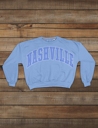 Cowboys + Cocktails Classic Nashville Crew Fleece - CREW SWEATSHIRTS