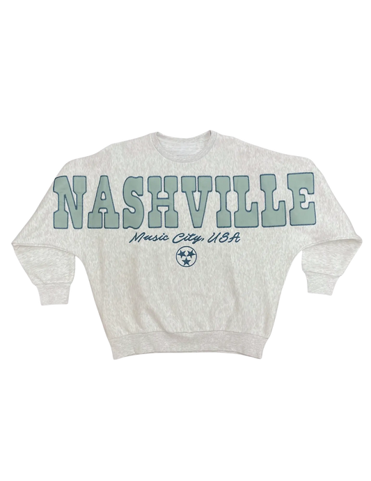 Nashville Music City USA Sweatshirt - L/S