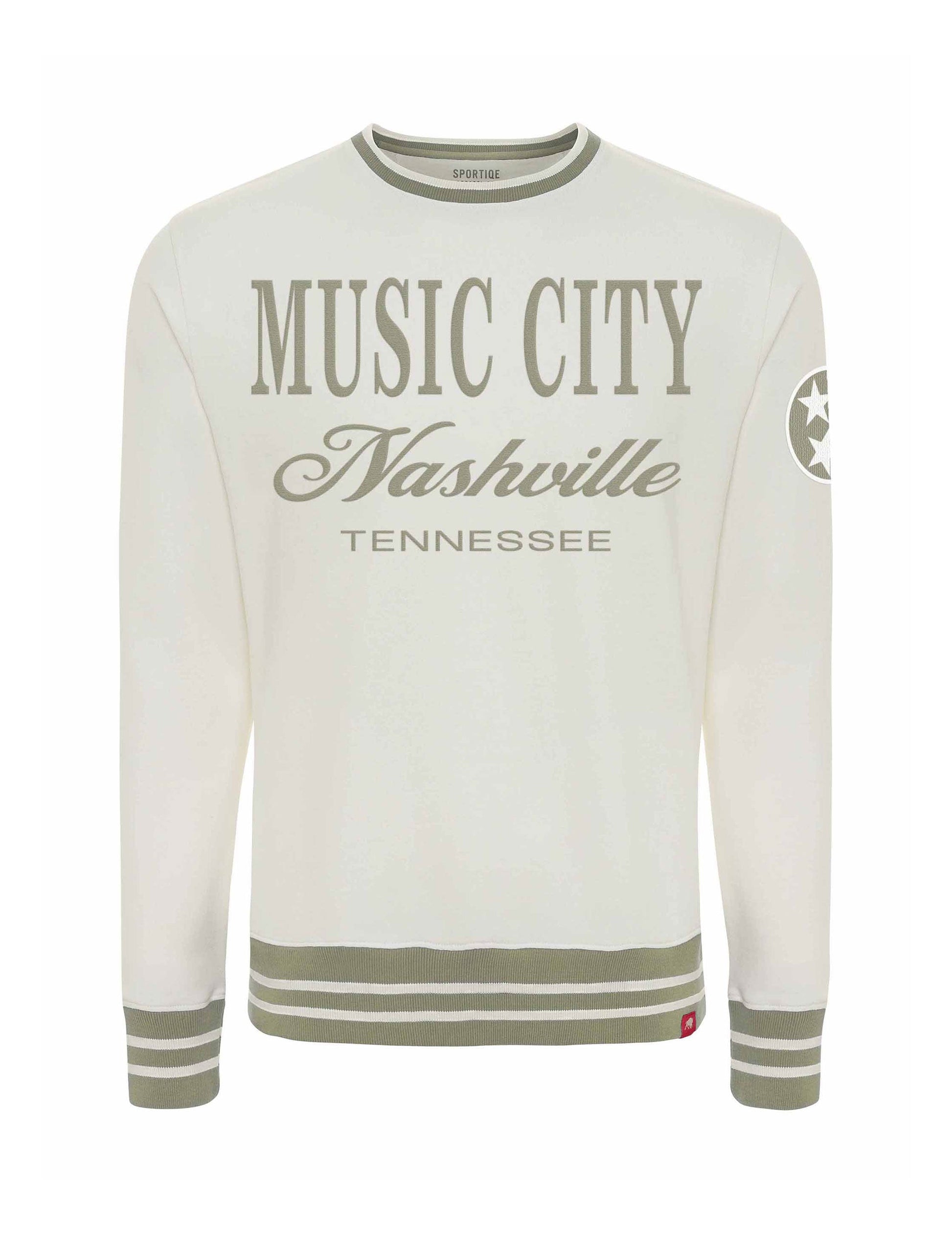 Nashville Music City Varsity Crew Fleece - CREW SWEATSHIRTS