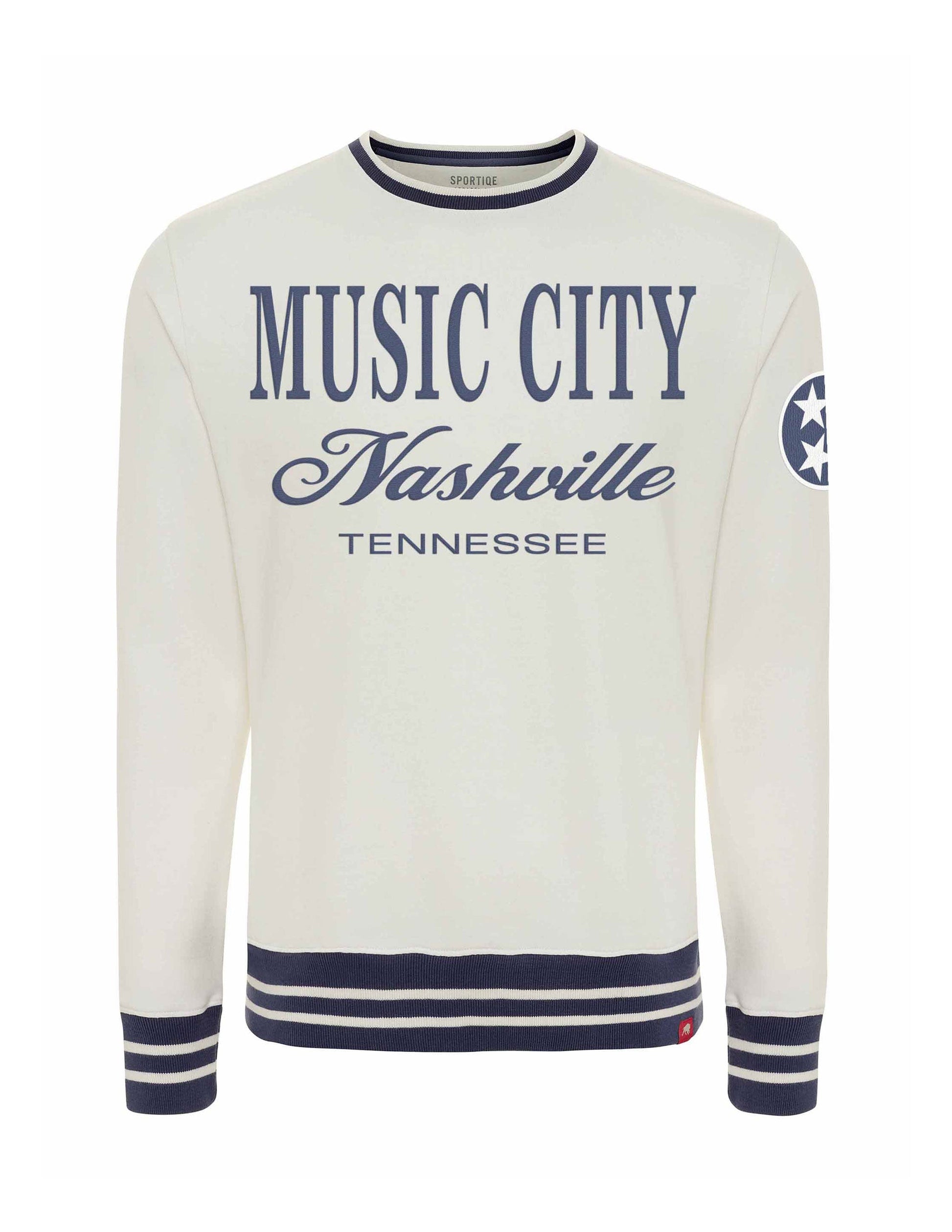 Nashville Music City Varsity Crew Fleece - CREW SWEATSHIRTS