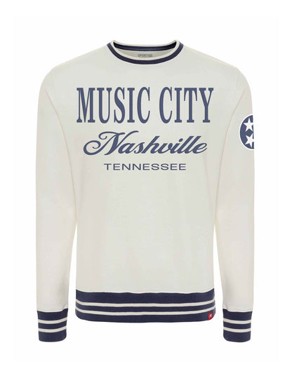 Nashville Music City Varsity Crew Fleece - CREW SWEATSHIRTS