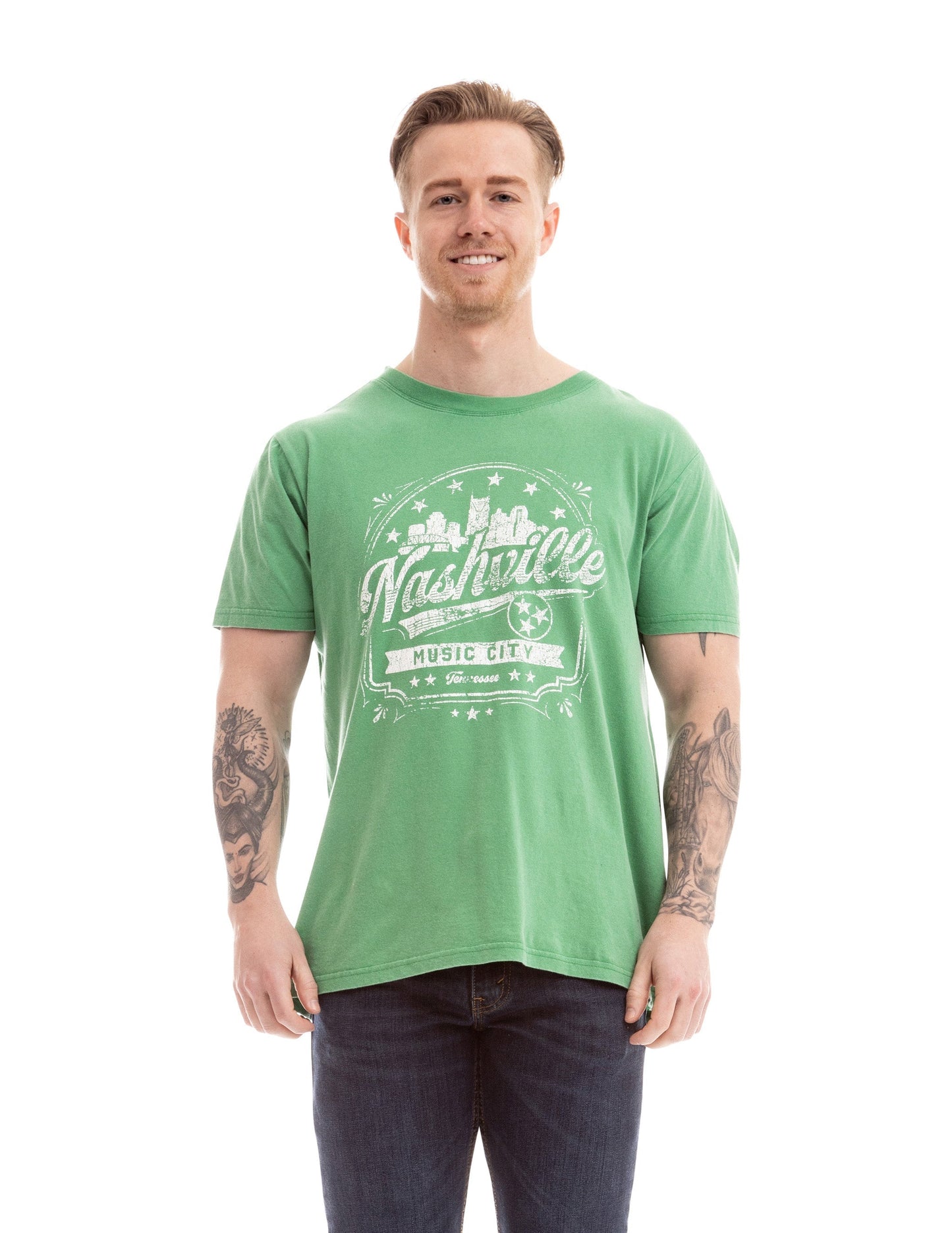 Nashville Skyline Gradient T-Shirt - S/S