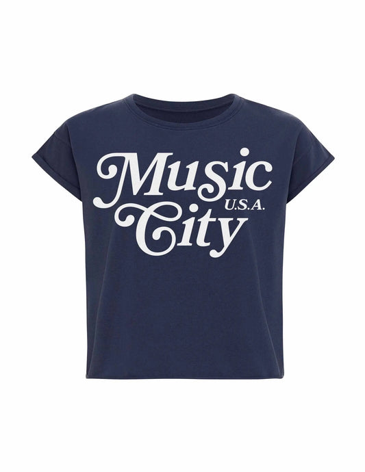 Nashville Women’s Music City USA Crop Tee - CROPS