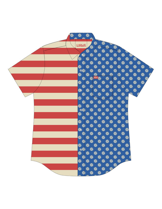 Ole Red Americana Button-Down Shirt - S/S