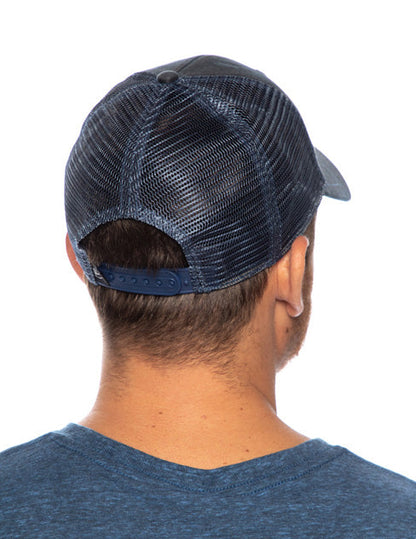 Ole Red Blue Camo Mesh Hat - HATS