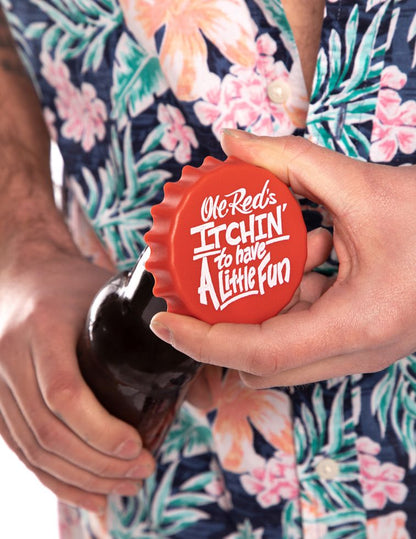 Ole Red Bottle Cap Opener Magnet - SOUVENIRS