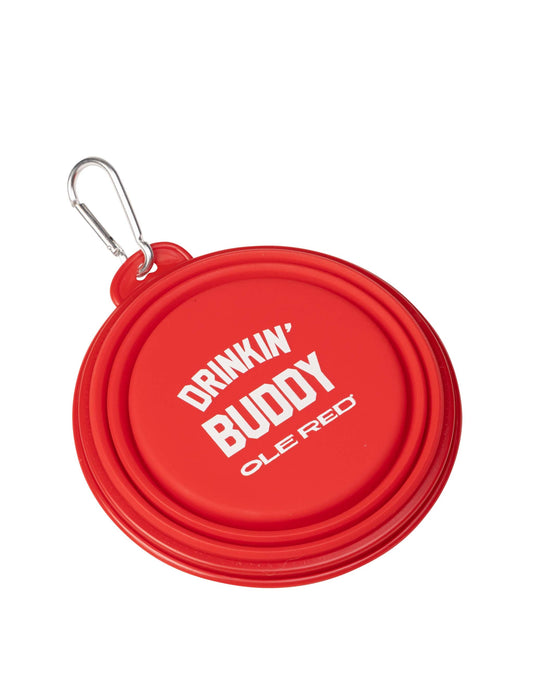 Ole Red Collapsible Pet Bowl - Drinkin’ Buddy - PET SUPPLIES