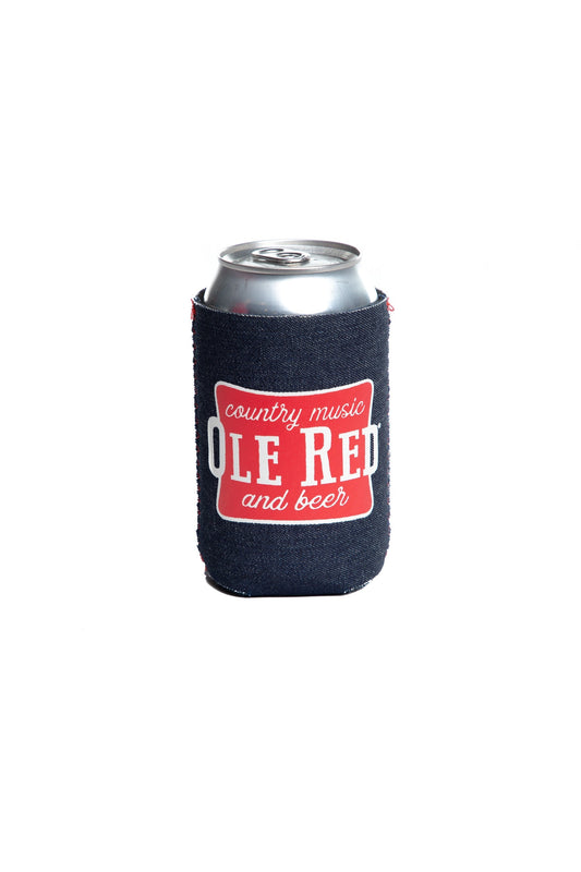 Ole Red Country Music Denim Can Cooler - DRINKWARE